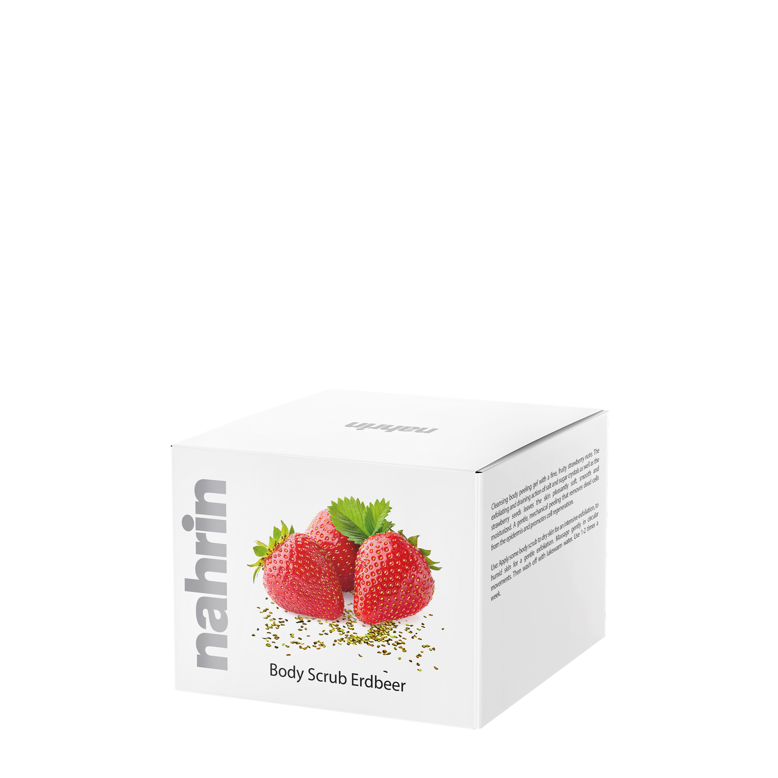 Body scrub strawberry